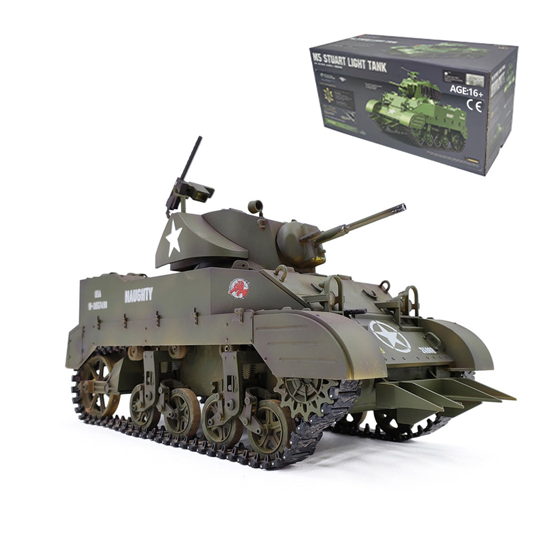 Coolbank RC US M5A1 Stauart Light Tank Model | RTRhobby Coolbank RC US M5A1 Stauart Light Tank Model | RTRhobby
