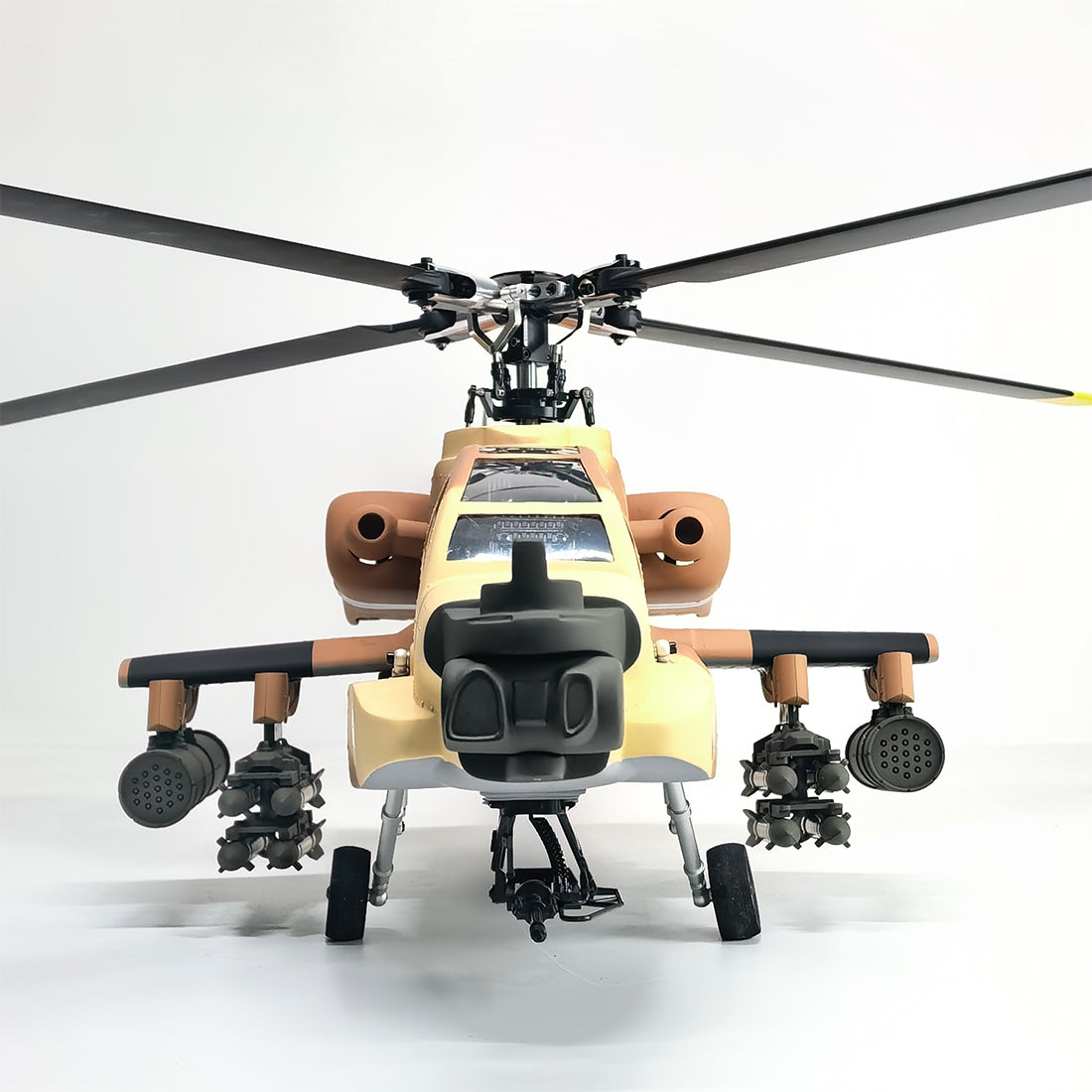 FL500 AH-64 Apache 500-Class Scale RC Helicopter with FLISHRC L7 Flight Controller & 4-Mode GPS Positioning (RTF)