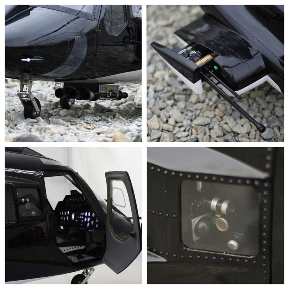 ROBAN 800 Size Air - wolf RC Helicopter with H1 PRO FC & GPS (RTF)