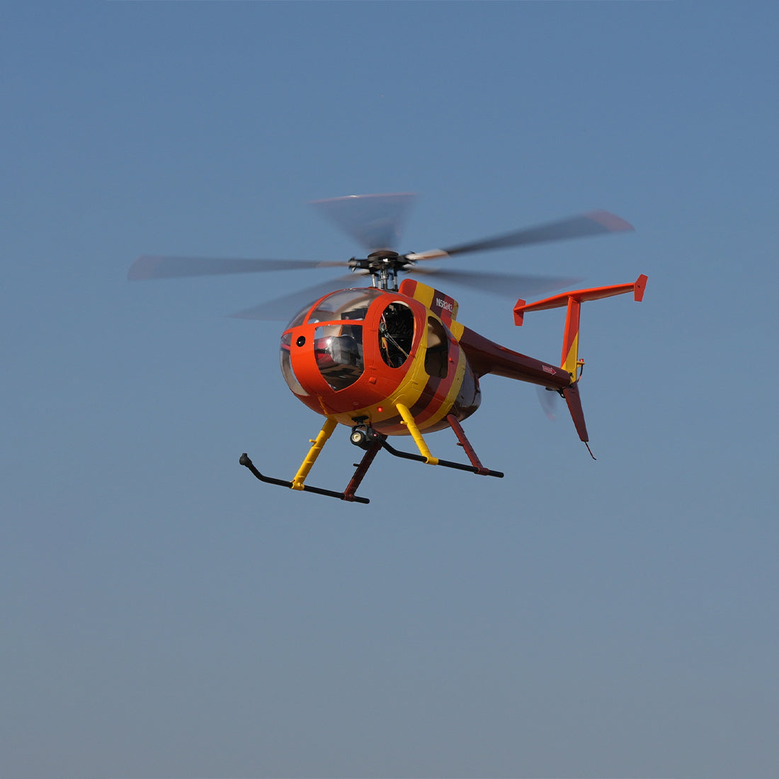 ROBAN MD500 470 Class RC Helicopter, 2.4GHz 6CH Five-Wing with GPS Positioning Searchlight Left/Right Hand Control (RTF Version)