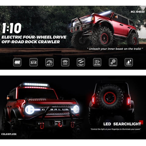 1/10 Scale 2.4G 4WD RC Off-Road Car - RTR Version 1/10 Scale 2.4G 4WD RC Off-Road Car - RTR Version