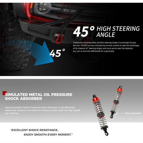 1/10 Scale 2.4G 4WD RC Off-Road Car - RTR Version 1/10 Scale 2.4G 4WD RC Off-Road Car - RTR Version