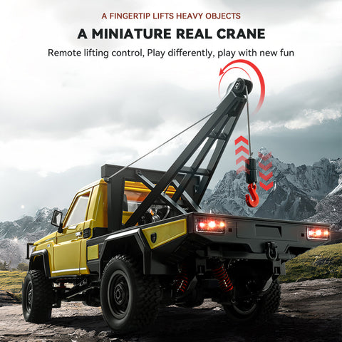 1/12 Scale RC Crawler Car 2.4G Full-proportional 4WD with Functional Crane, Liftable Hook & 2-Speed 1/12 Scale RC Crawler Car 2.4G Full-proportional 4WD with Functional Crane, Liftable Hook & 2-Speed