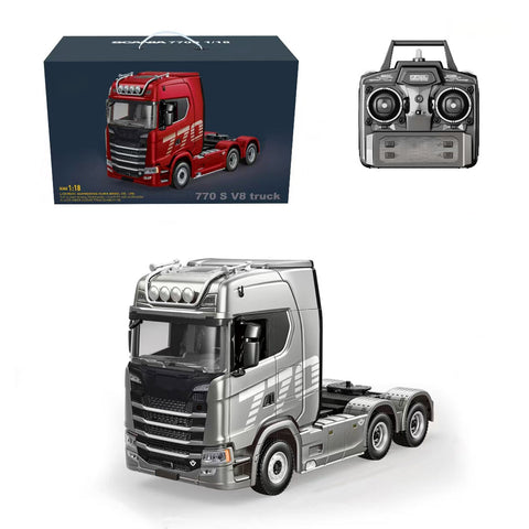 1/18 Scale 6x4 770S Heavy Duty Tractor Truck - RC Semi Trailer with Rear Wheel Drive, Adult Collectible Model 1/18 Scale 6x4 770S Heavy Duty Tractor Truck - RC Semi Trailer with Rear Wheel Drive, Adult Collectible Model