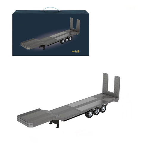 1/18 Scale Semi-trailer Flatbed for 770S Heavy Duty Tractor Truck, Adult Collectible Model Accessories 1/18 Scale Semi-trailer Flatbed for 770S Heavy Duty Tractor Truck, Adult Collectible Model Accessories