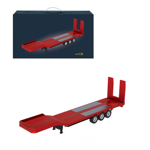1/18 Scale Semi-trailer Flatbed for 770S Heavy Duty Tractor Truck, Adult Collectible Model Accessories 1/18 Scale Semi-trailer Flatbed for 770S Heavy Duty Tractor Truck, Adult Collectible Model Accessories