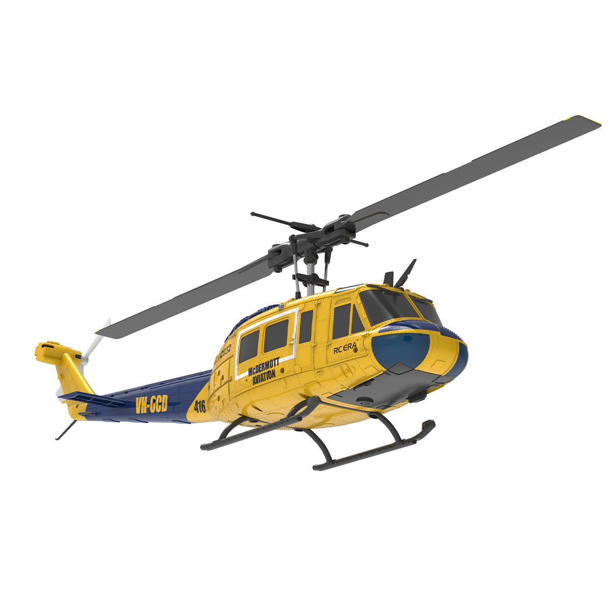 RC ERA C032 1/48 Scale UH-1 Huey 2.4G 6CH Flybarless RC Helicopter - RTF