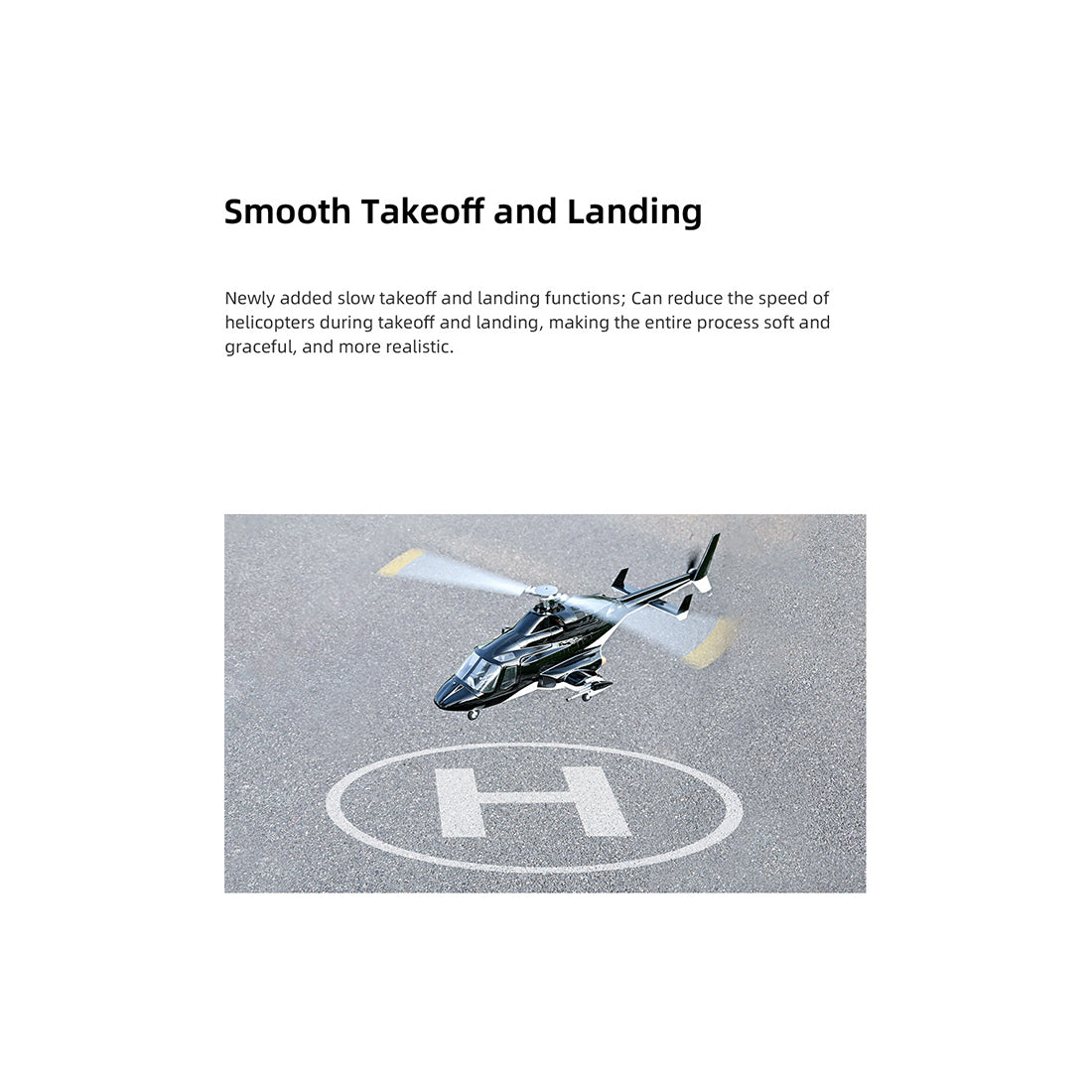 FLYWING Bell222 Airwolf 2.4G 6CH 470-Class RC Helicopter with with Retractable Landing Gear, GPS & ACE FC (RTF)