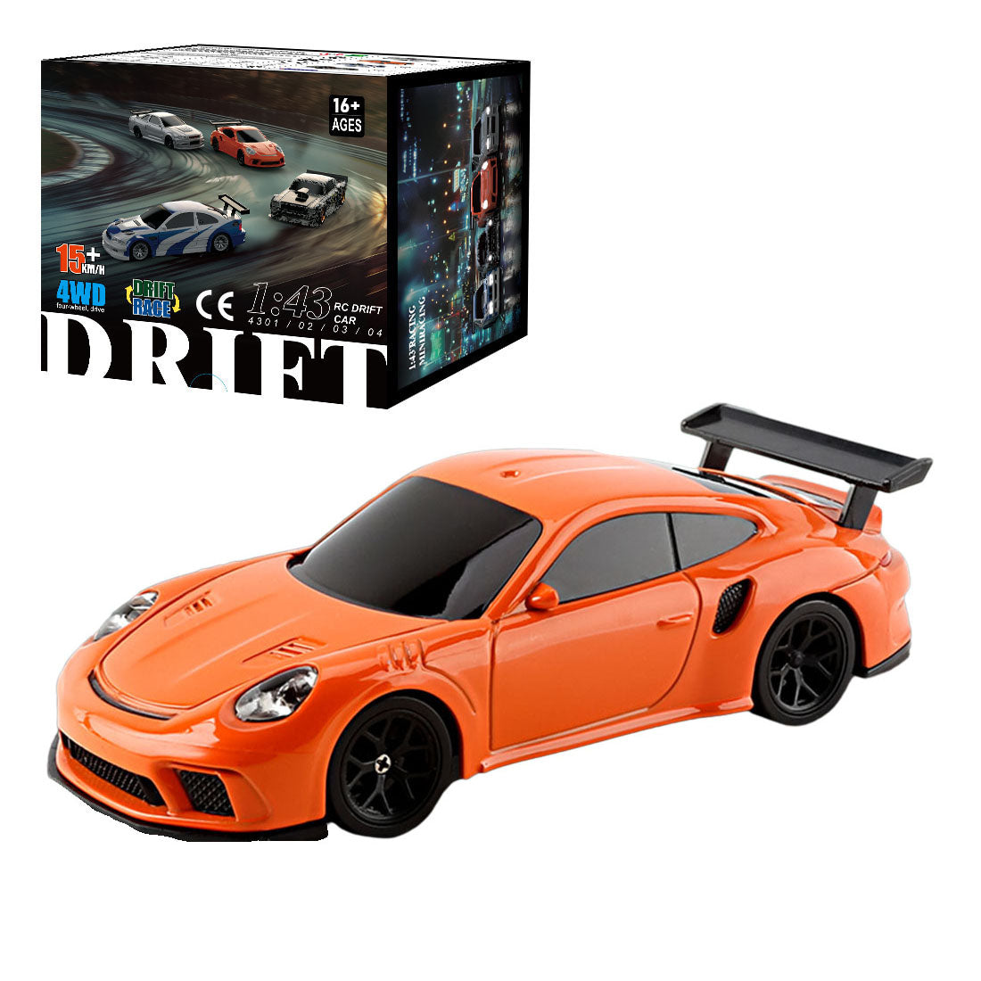 Full Proportional RC Electric Mini Drift RC Car with Lights | RTRhobby Full Proportional RC Electric Mini Drift RC Car with Lights | RTRhobby