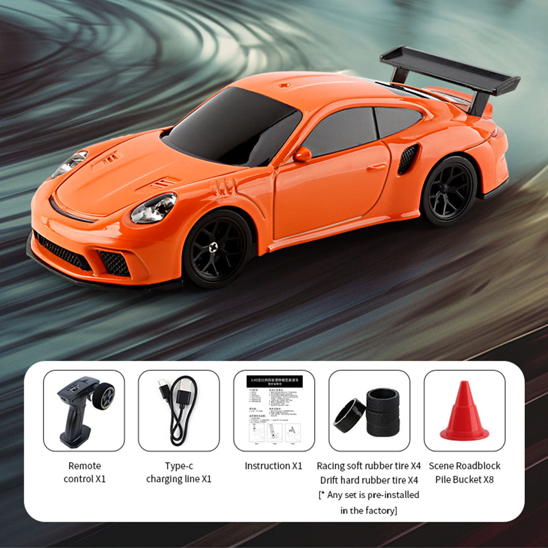 Full Proportional RC Electric Mini Drift RC Car with Lights | RTRhobby Full Proportional RC Electric Mini Drift RC Car with Lights | RTRhobby