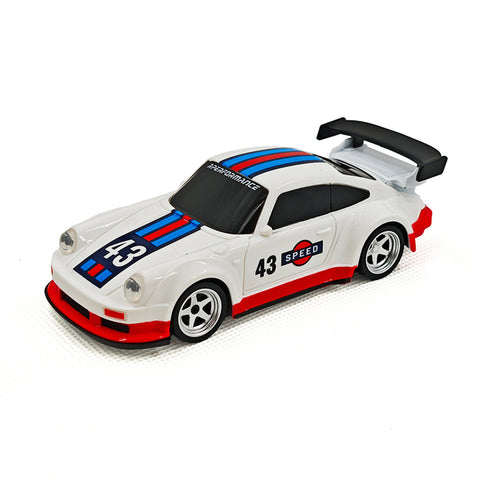 1/43 Scale 2.4G Full Proportional RC Electric Mini Racing Drift Car Model with Lights Kit  1/43 Scale 2.4G Full Proportional RC Electric Mini Racing Drift Car Model with Lights Kit