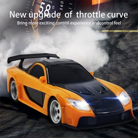 1/43 Scale 2.4G Full Proportional RC Electric Mini Racing Drift Car Model with Lights Kit  1/43 Scale 2.4G Full Proportional RC Electric Mini Racing Drift Car Model with Lights Kit
