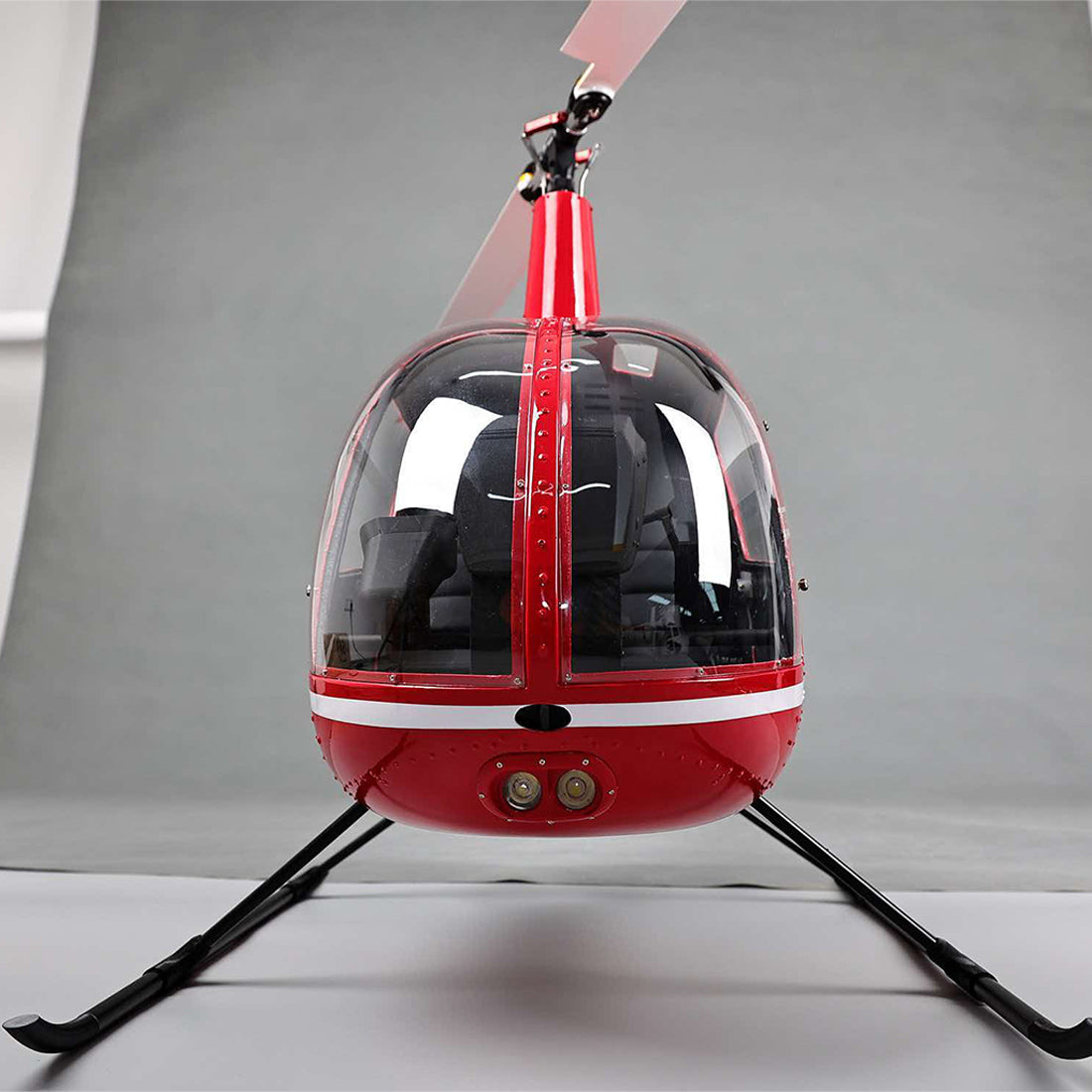RVE R22 Robinson 1/4.5 Scale 700-Class RC Helicopter, 2.4GHz 6CH GPS Scale Model with H2 Flight Controller( RTF/KIT Version)