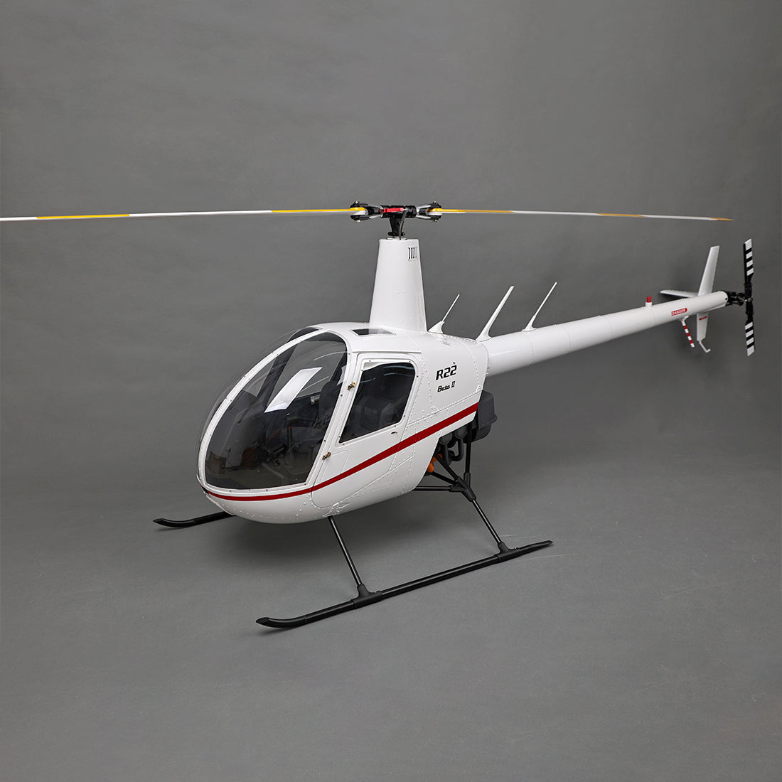 RVE R22 Robinson 1/4.5 Scale 700-Class RC Helicopter, 2.4GHz 6CH GPS Scale Model with H2 Flight Controller( RTF/KIT Version)