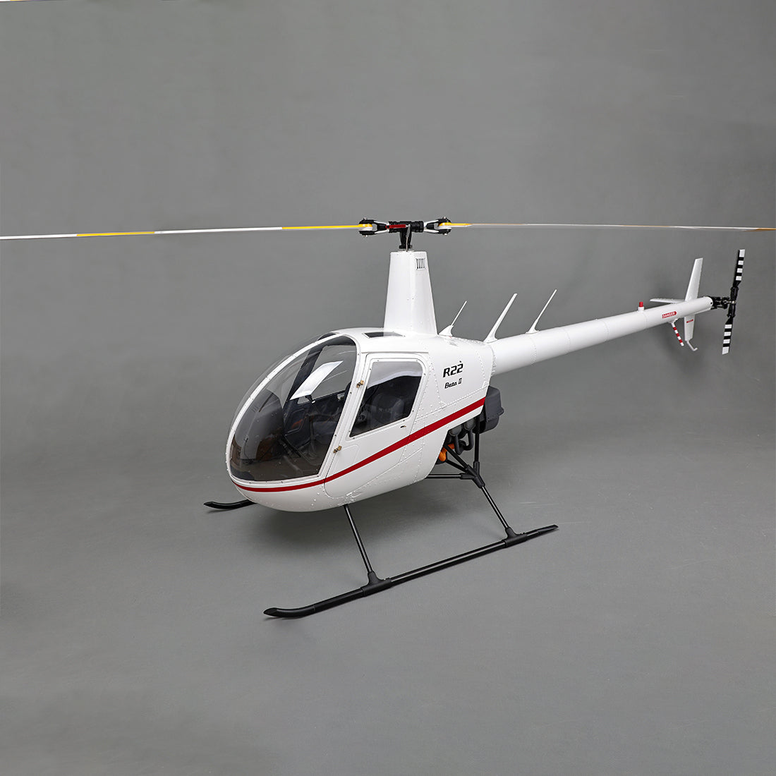 RVE R22 Robinson 1/4.5 Scale 700-Class RC Helicopter, 2.4GHz 6CH GPS Scale Model with H2 Flight Controller( RTF/KIT Version)
