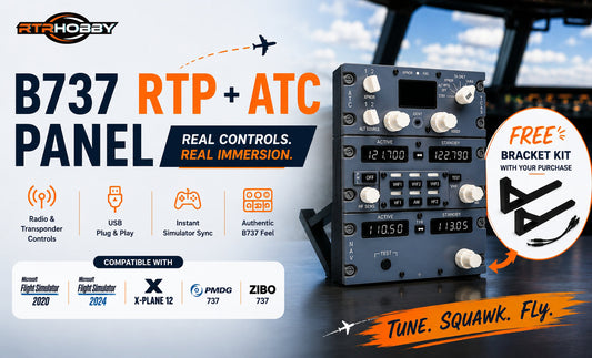 🎧 B737 RTP & ATC Panels: A Better Cockpit Experience
