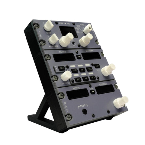 Hoowalt D201 B737 1:1 COCKPIT Radio Tuning Panel (RTP) for MSFS2020, MSFS2024, X-Plane 12 - Compatible with ZIBO737, PMDG737
