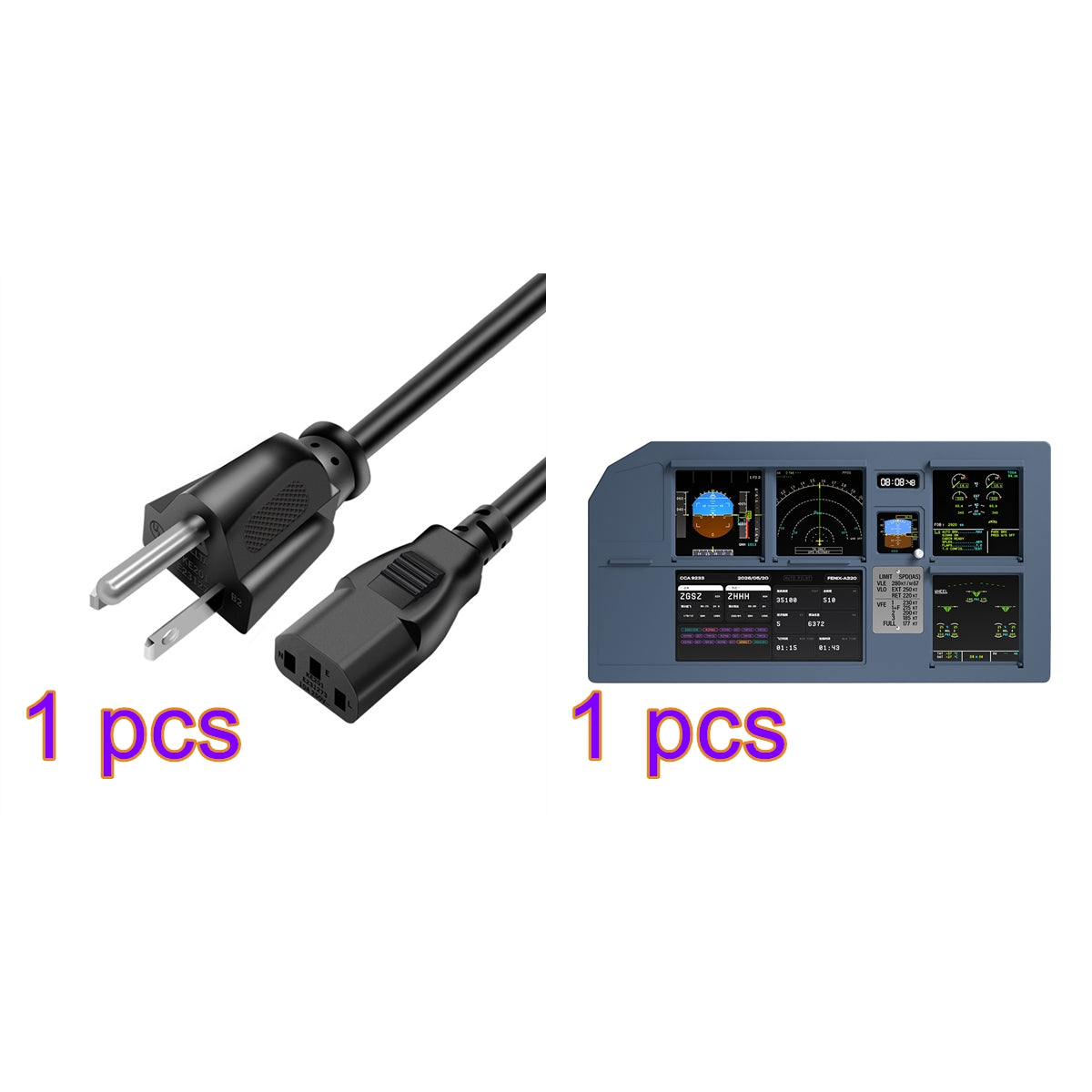 A32X A19X Mini MIP Panel with ND/PFD Display, K HUB Software, MSFS 2020/2024 & X-Plane 12 Compatible