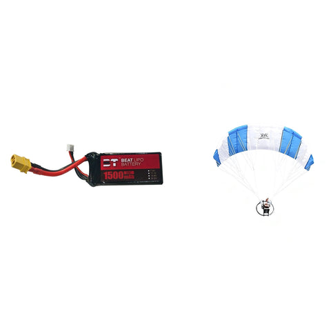 WOLFBUSH 2.4G 128cm Wingspan Mini Electric RC Stunt Paraglider Model (RTF)