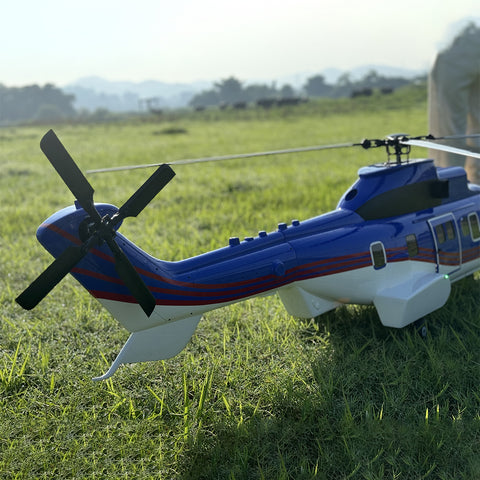 RTRHOBBY 700 Class EC225 2.4GHz 6-CH RC Helicopter with H1 PRO Flight Controller, GPS Positioning, Auto Hover, One-Key Return Mode2 (RTF Version)