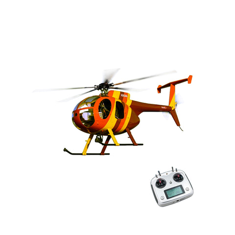 ROBAN MD500 470 Class RC Helicopter, 2.4GHz 6CH Five-Wing with GPS Positioning Searchlight Left/Right Hand Control (RTF Version)