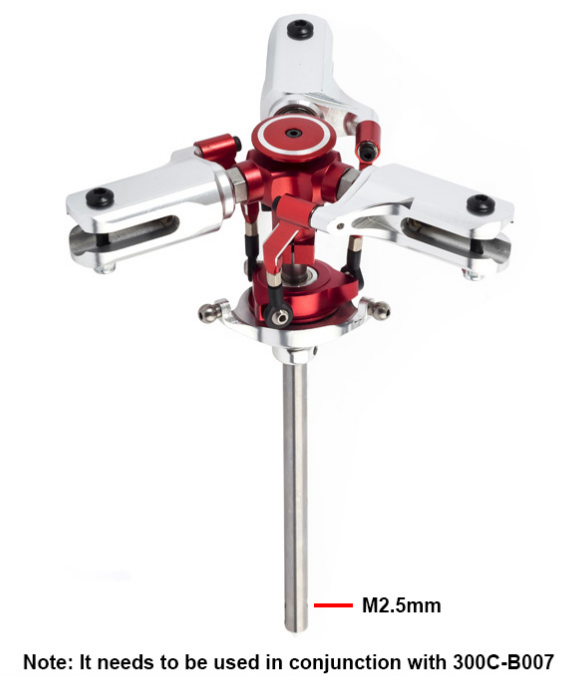 JCZK 300C PRO 2.4G 12CH Flybarless RC Helicopter Parts