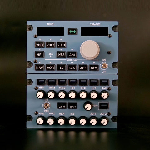 Rowsfire A111 1/1 Scale A32X/A33X/A35X RMP-ACP Panel for MSFS 2020/2024 - Compatible with FENIX, FBW - Windows Flight Sim Home Cockpit(Pre-sale)