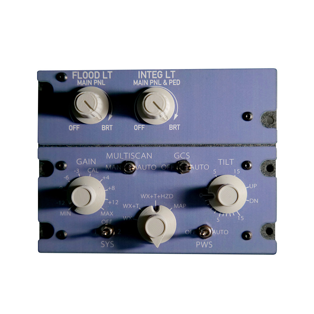Rowsfire A112 1/1 Scale A32X/A33X/A35X CKPT-LT+WXR-Radar Integrated Panel for MSFS 2020/2024 - Compatible with FENIX, FBW - Windows Flight Sim Home Cockpit(Pre-sale)