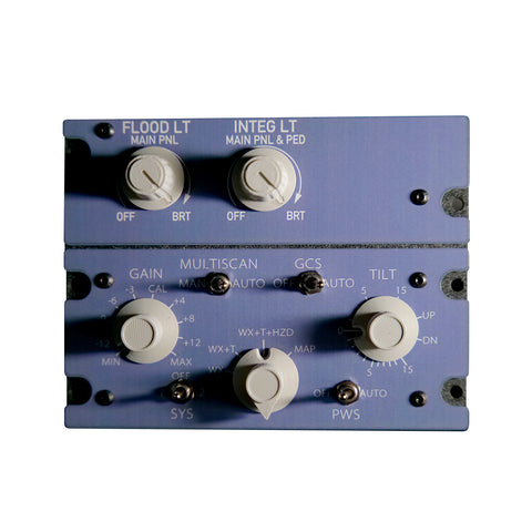 Rowsfire A112 1/1 Scale A32X/A33X/A35X CKPT-LT+WXR-Radar Integrated Panel for MSFS 2020/2024 - Compatible with FENIX, FBW - Windows Flight Sim Home Cockpit(Pre-sale)