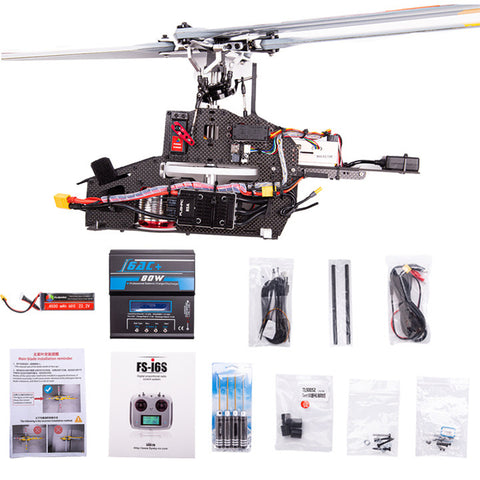 FL500 UH-1N Twin Huey 500-Class 2.4G 6CH Scale RC Helicopter with L7 Flight Controller & 4-Mode Positioning GPS ((RTF Version)