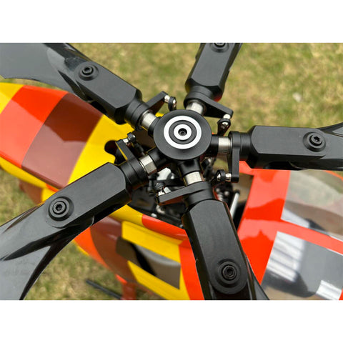 FL500 AH-6 500-Class 2.4G 6CH Scale RC Helicopter Model with FLISHRC L7 Flight Controller and 4-Mode Positioning GPS - RTF