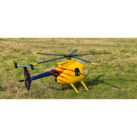 FL500 AH-6 500-Class 2.4G 6CH Scale RC Helicopter Model with FLISHRC L7 Flight Controller and 4-Mode Positioning GPS - RTF
