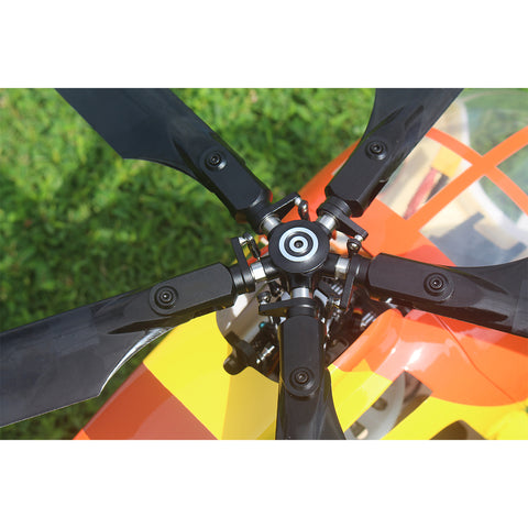 FL500 AH-6 500-Class 2.4G 6CH Scale RC Helicopter Model with FLISHRC L7 Flight Controller and 4-Mode Positioning GPS - RTF