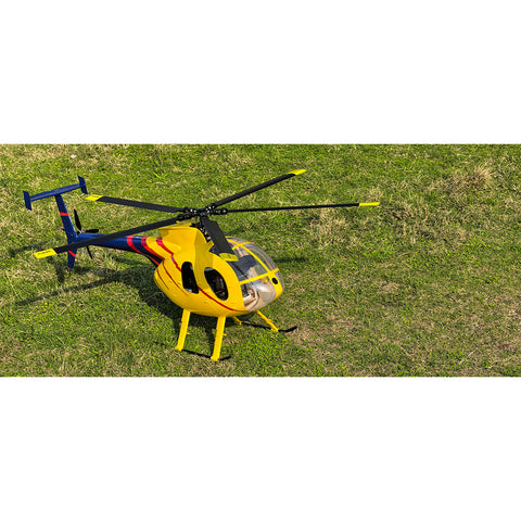 FL500 AH-6 500-Class 2.4G 6CH Scale RC Helicopter Model with FLISHRC L7 Flight Controller and 4-Mode Positioning GPS - RTF