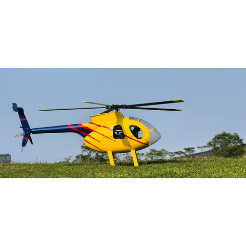 FL500 AH-6 500-Class 2.4G 6CH Scale RC Helicopter Model with FLISHRC L7 Flight Controller and 4-Mode Positioning GPS - RTF