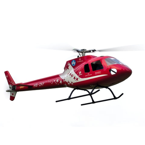 FL500 AS350 500-Class 2.4G 6CH Scale RC Helicopter Model with FLISHRC L7 Flight Controller and 4-Mode Positioning GPS (RTF Version)
