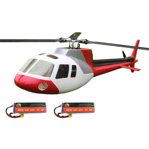 FL500 AS350 500-Class 2.4G 6CH Scale RC Helicopter Model with FLISHRC L7 Flight Controller and 4-Mode Positioning GPS (RTF Version)