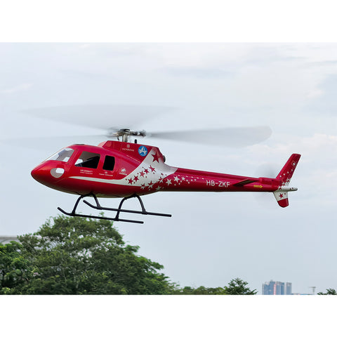 FL500 AS350 500-Class 2.4G 6CH Scale RC Helicopter Model with FLISHRC L7 Flight Controller and 4-Mode Positioning GPS (RTF Version)
