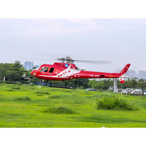 FL500 AS350 500-Class 2.4G 6CH Scale RC Helicopter Model with FLISHRC L7 Flight Controller and 4-Mode Positioning GPS (RTF Version)