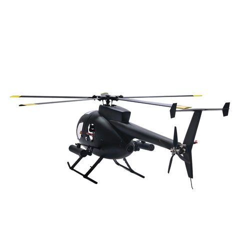 FL500 AH-6 500-Class 2.4G 6CH Scale RC Helicopter Model with FLISHRC L7 Flight Controller and 4-Mode Positioning GPS - RTF