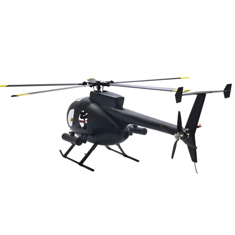 FL500 AH-6 500-Class 2.4G 6CH Scale RC Helicopter Model with FLISHRC L7 Flight Controller and 4-Mode Positioning GPS - RTF