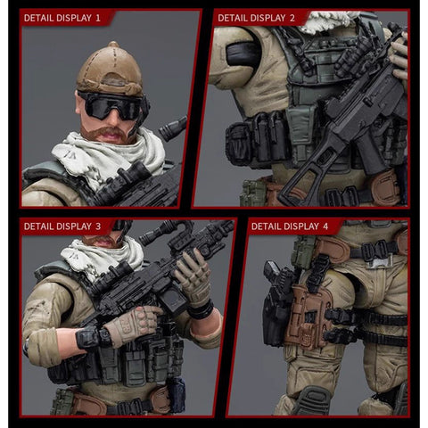 1/18 Scale Articulated Speicial Forces Soldier Figure - Compatible with JCZK 300C / 500Class RC Helicopter