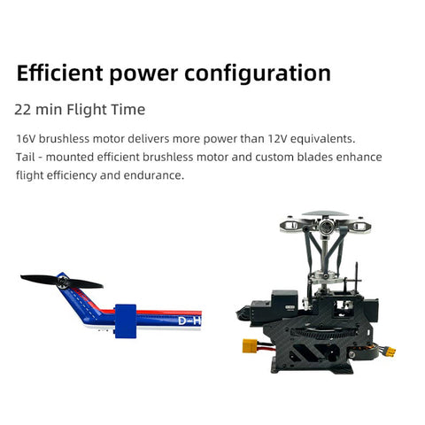 FLYWING BO105 470 Size 2.4G 6CH Military RC Helicopter With H1 Flight Controller, GPS and Adjustable Left/Right-Handed Controls 