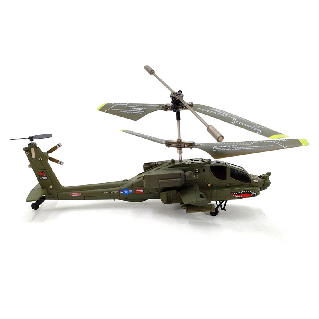 SYMA S109H Apache Helicopter RC Dual-Prop Gyro Stabilized Airplane Model | RTRhobby