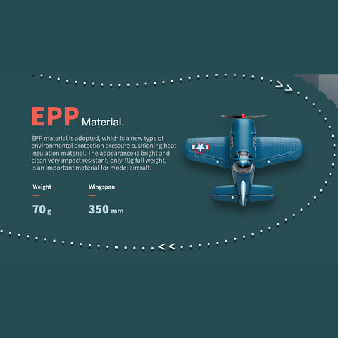 XK A500 3D/6G 2.4G 4CH 350mm Wingspan Realistic RC EPP Fixed-Wing Airplane Model (RTF)