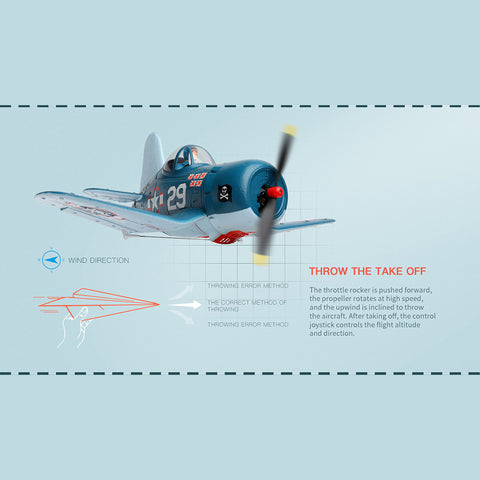 XK A500 3D/6G 2.4G 4CH 350mm Wingspan Realistic RC EPP Fixed-Wing Airplane Model (RTF)