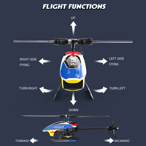 YU XIANG F120 6CH 3D6G Brushless Flybarless RC Helicopter | RTRhobby