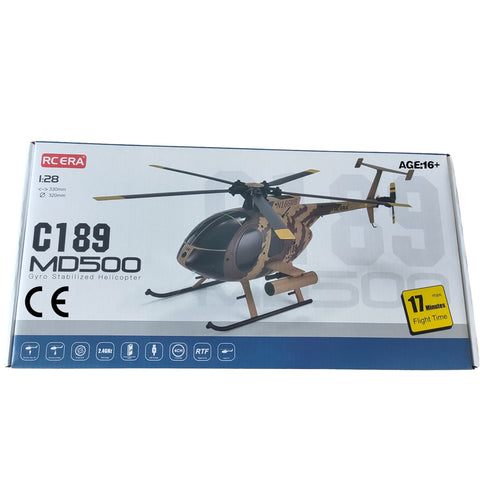 RCERA MD500 C189 1/28 2.4G 4CH RC Helicopter RTF | RTRhobby