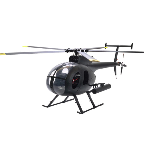 FL500 AH-6 500-Class 2.4G 6CH Scale RC Helicopter Model with FLISHRC L7 Flight Controller and 4-Mode Positioning GPS - RTF