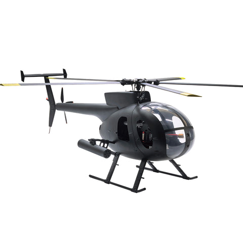 FL500 AH-6 500-Class 2.4G 6CH Scale RC Helicopter Model with FLISHRC L7 Flight Controller and 4-Mode Positioning GPS - RTF
